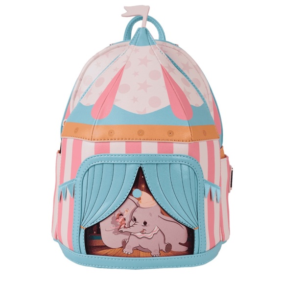 Loungefly Handbags - Disney Loungefly Dumbo Exclusive Circus Tent Light Up Backpack - Limited Edition